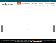 Tablet Screenshot of marksanborn.com
