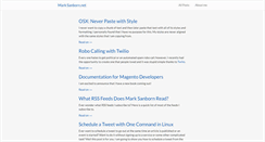 Desktop Screenshot of marksanborn.net