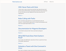 Tablet Screenshot of marksanborn.net